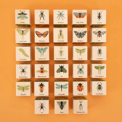 Wooden Bug Blocks Uncle Goose Lil Tulips
