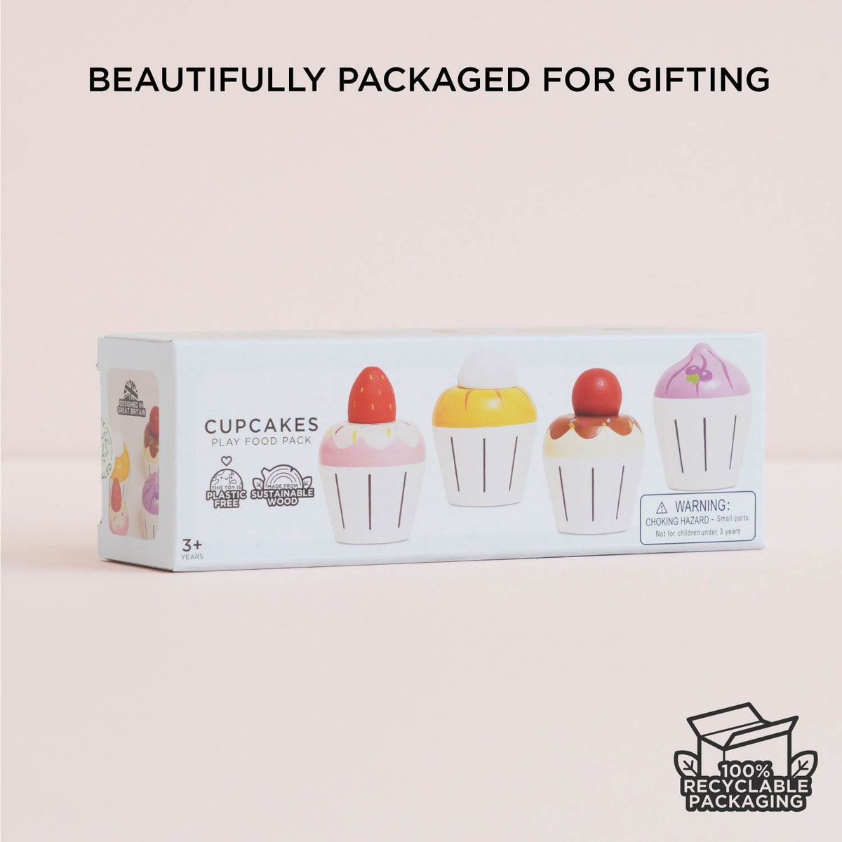 Wooden Cupcake Set Le Toy Van Lil Tulips
