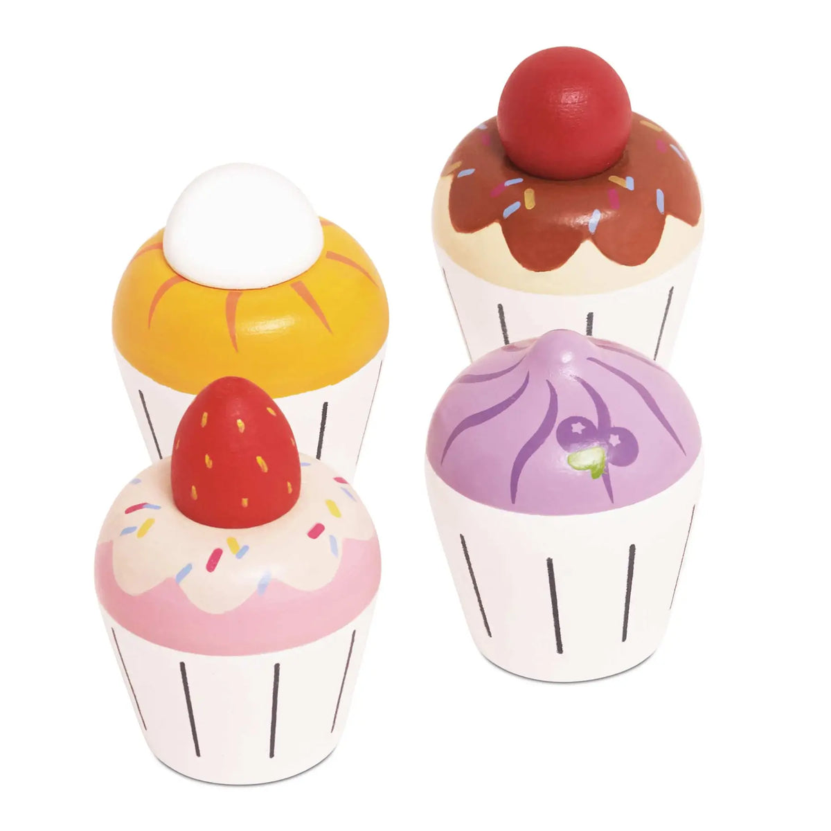 Wooden Cupcake Set Le Toy Van Lil Tulips