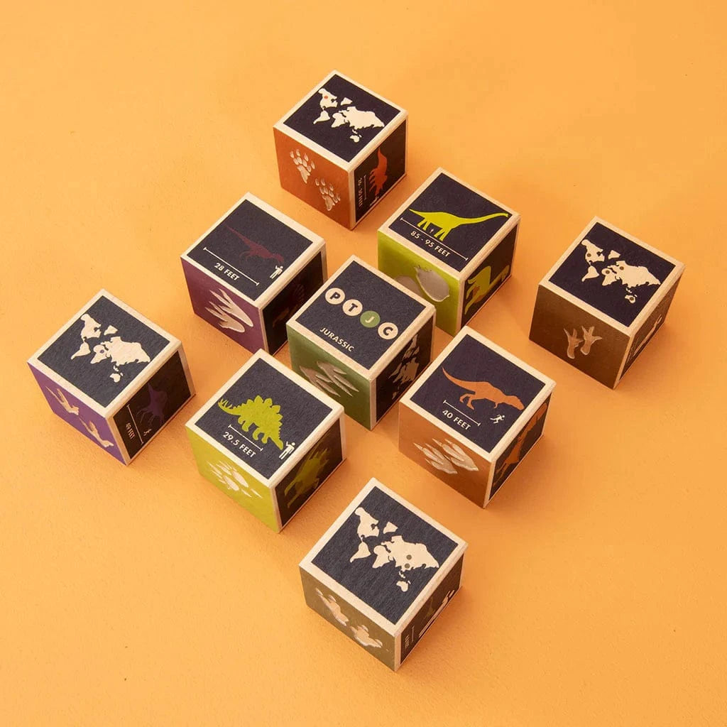 Wooden Dinosaur Blocks Uncle Goose Lil Tulips