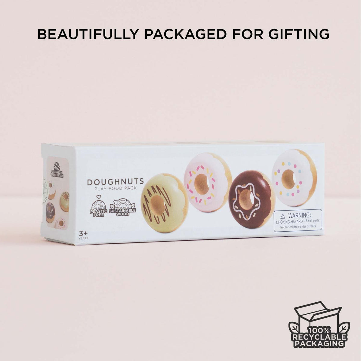 Wooden Donut Play Food Set Le Toy Van Lil Tulips