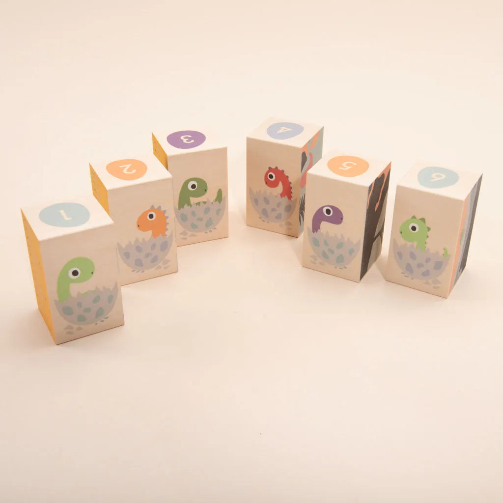 Wooden Environments Dinosaur Blocks Uncle Goose Lil Tulips