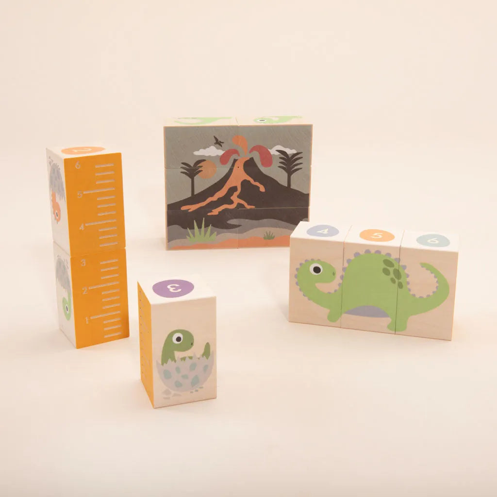 Wooden Environments Dinosaur Blocks Uncle Goose Lil Tulips
