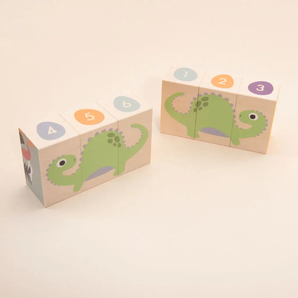Wooden Environments Dinosaur Blocks Uncle Goose Lil Tulips