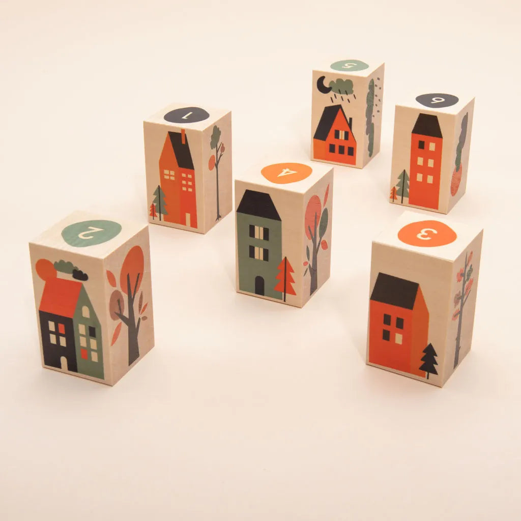 Wooden Environments Neighborhood Blocks Uncle Goose Lil Tulips