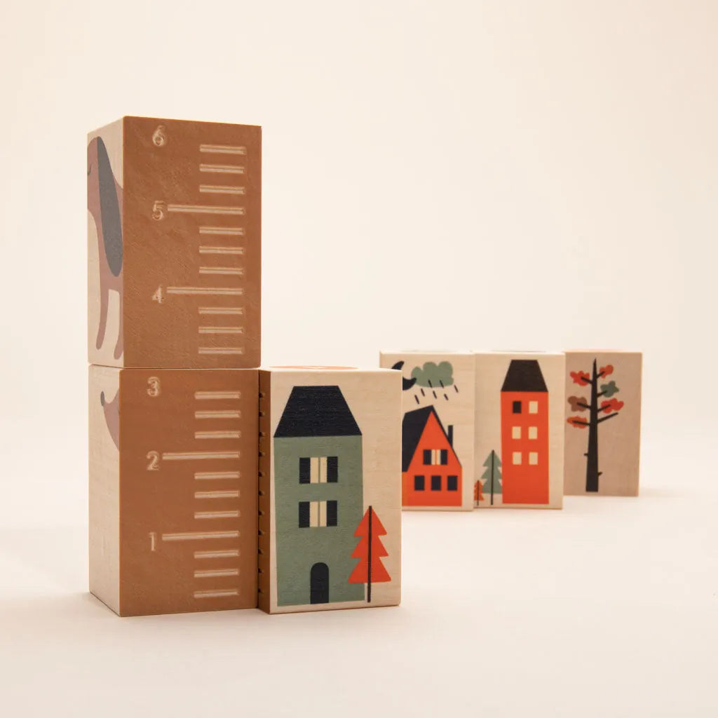 Wooden Environments Neighborhood Blocks Uncle Goose Lil Tulips