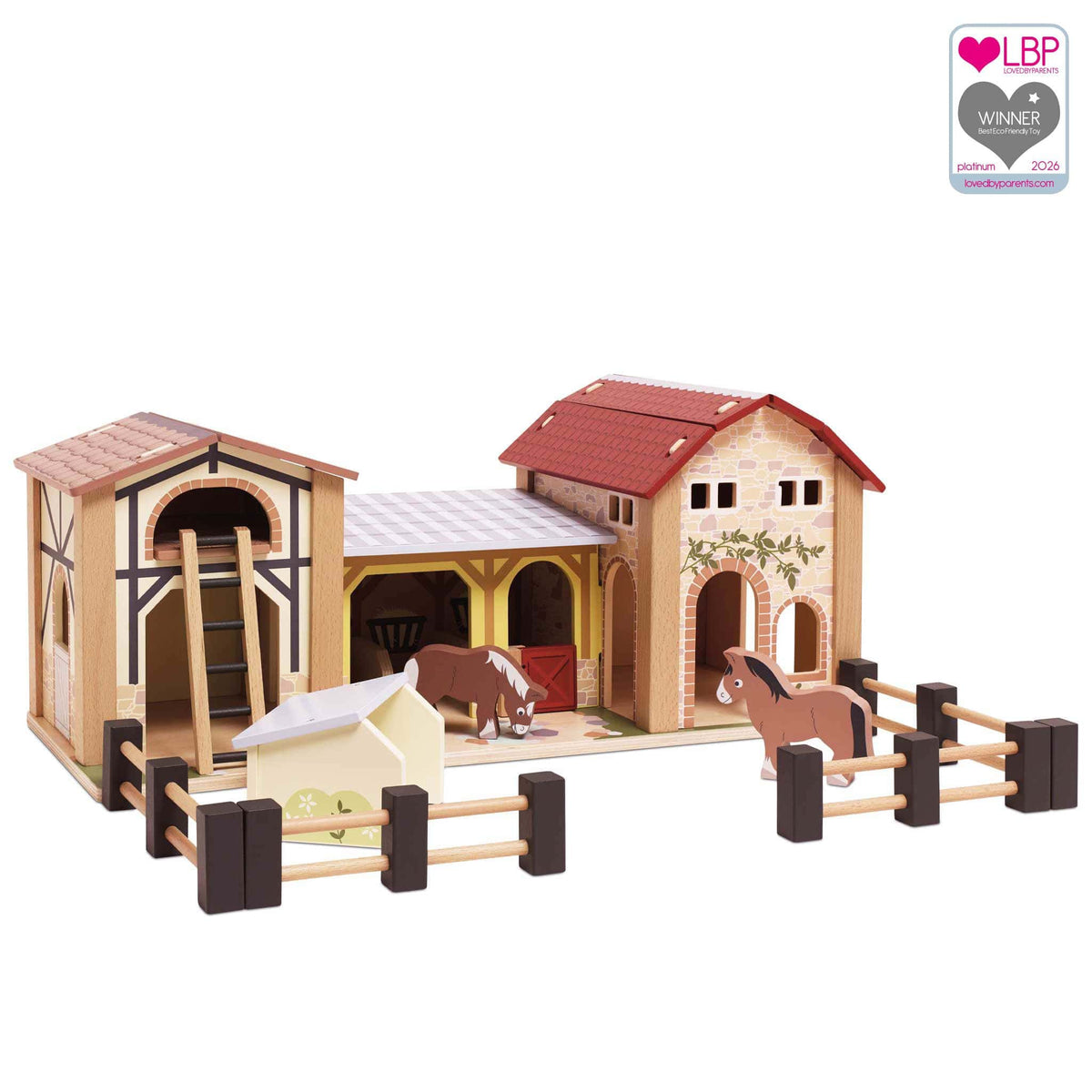 Wooden Farmyard Stables Le Toy Van Lil Tulips