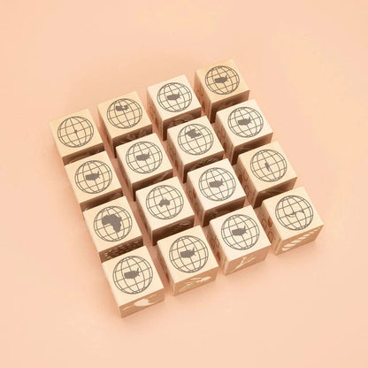 Wooden Fossil Blocks Uncle Goose Lil Tulips