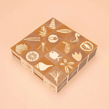 Wooden Fossil Blocks Uncle Goose Lil Tulips