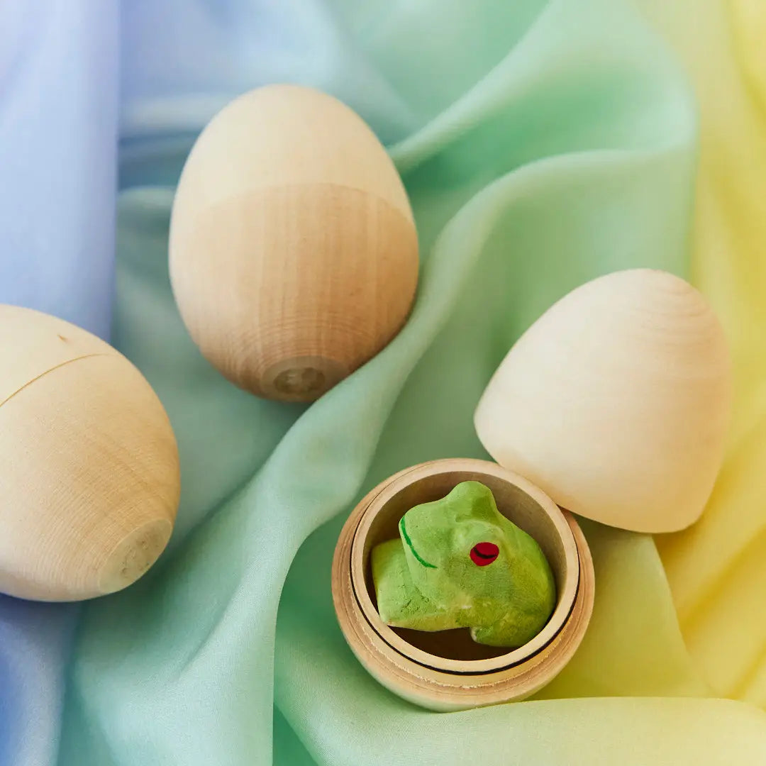 Wooden Frog Sarah's Silks Lil Tulips