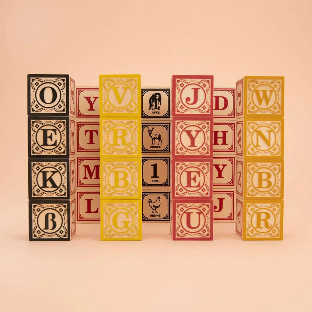 Wooden German Blocks Uncle Goose Lil Tulips
