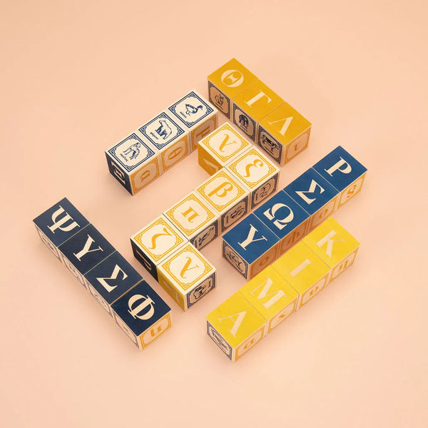 Wooden Greek Blocks Uncle Goose Lil Tulips
