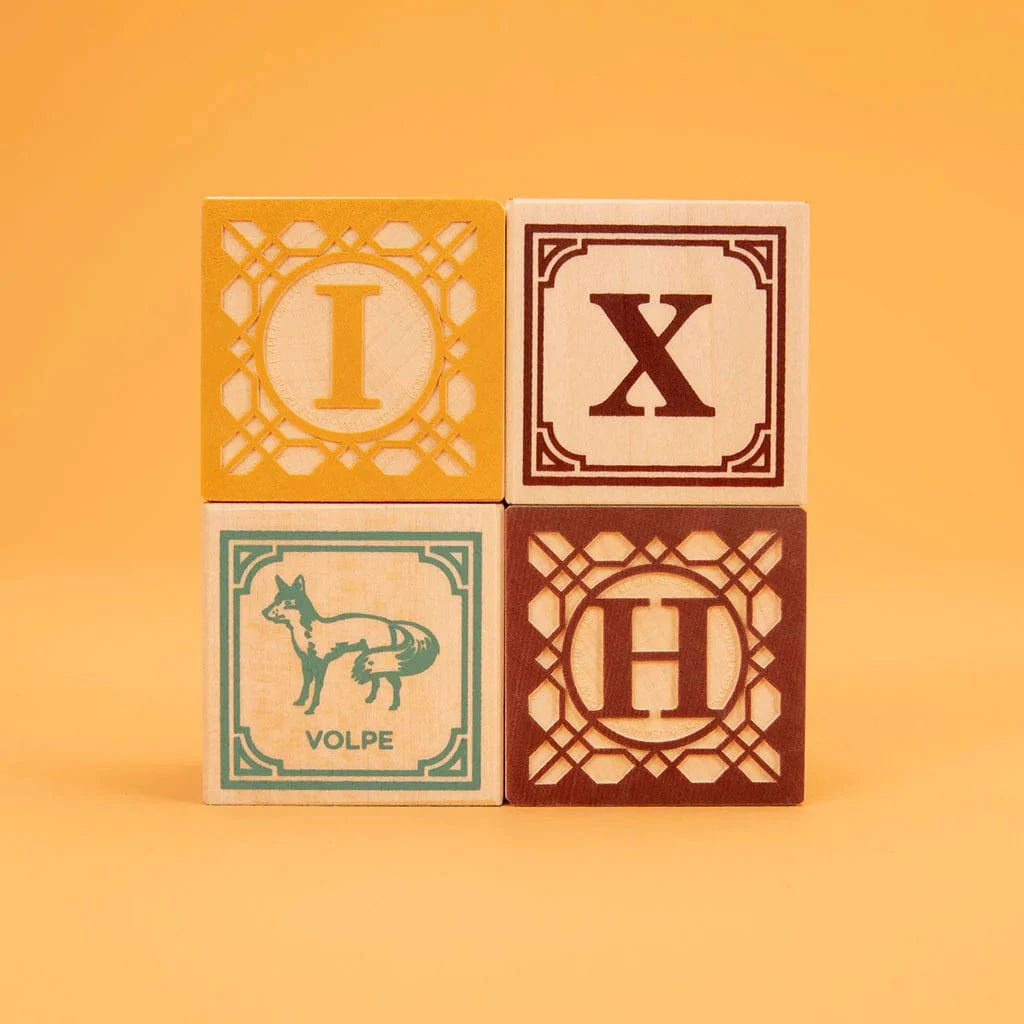 Wooden Italian Blocks Uncle Goose Lil Tulips