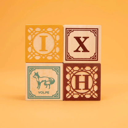 Wooden Italian Blocks Uncle Goose Lil Tulips