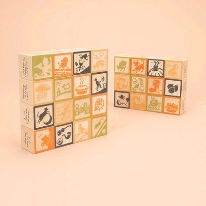 Wooden Nursery Rhyme Blocks Uncle Goose Lil Tulips