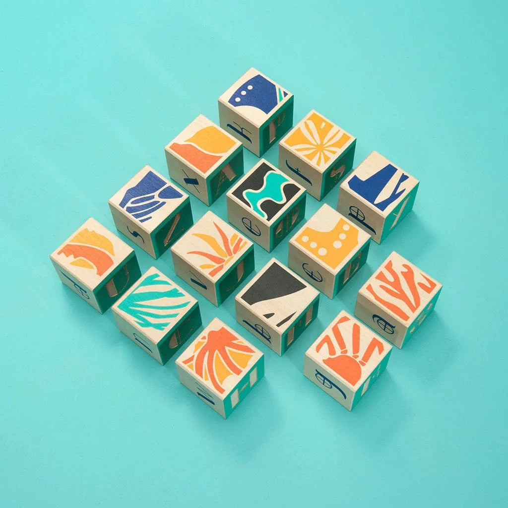 Wooden Ocean Blocks Uncle Goose Lil Tulips