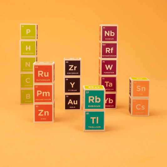 Wooden Periodic Table Elemental Blocks Uncle Goose Lil Tulips