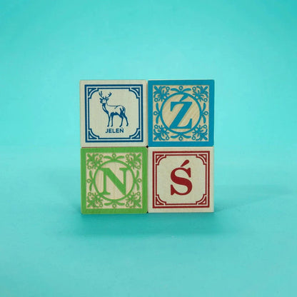 Wooden Polish Blocks Uncle Goose Lil Tulips