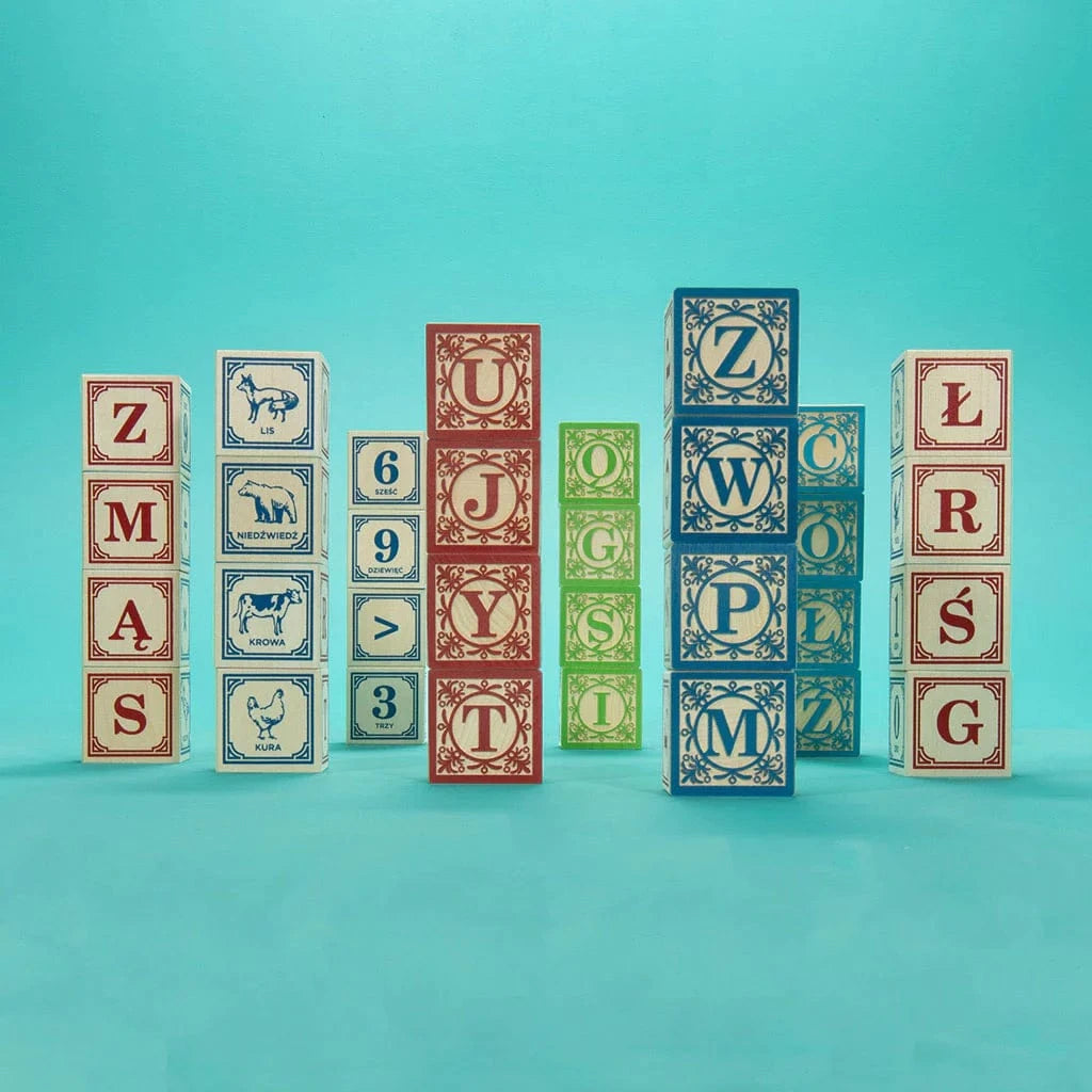 Wooden Polish Blocks Uncle Goose Lil Tulips