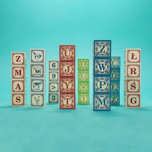 Wooden Polish Blocks Uncle Goose Lil Tulips