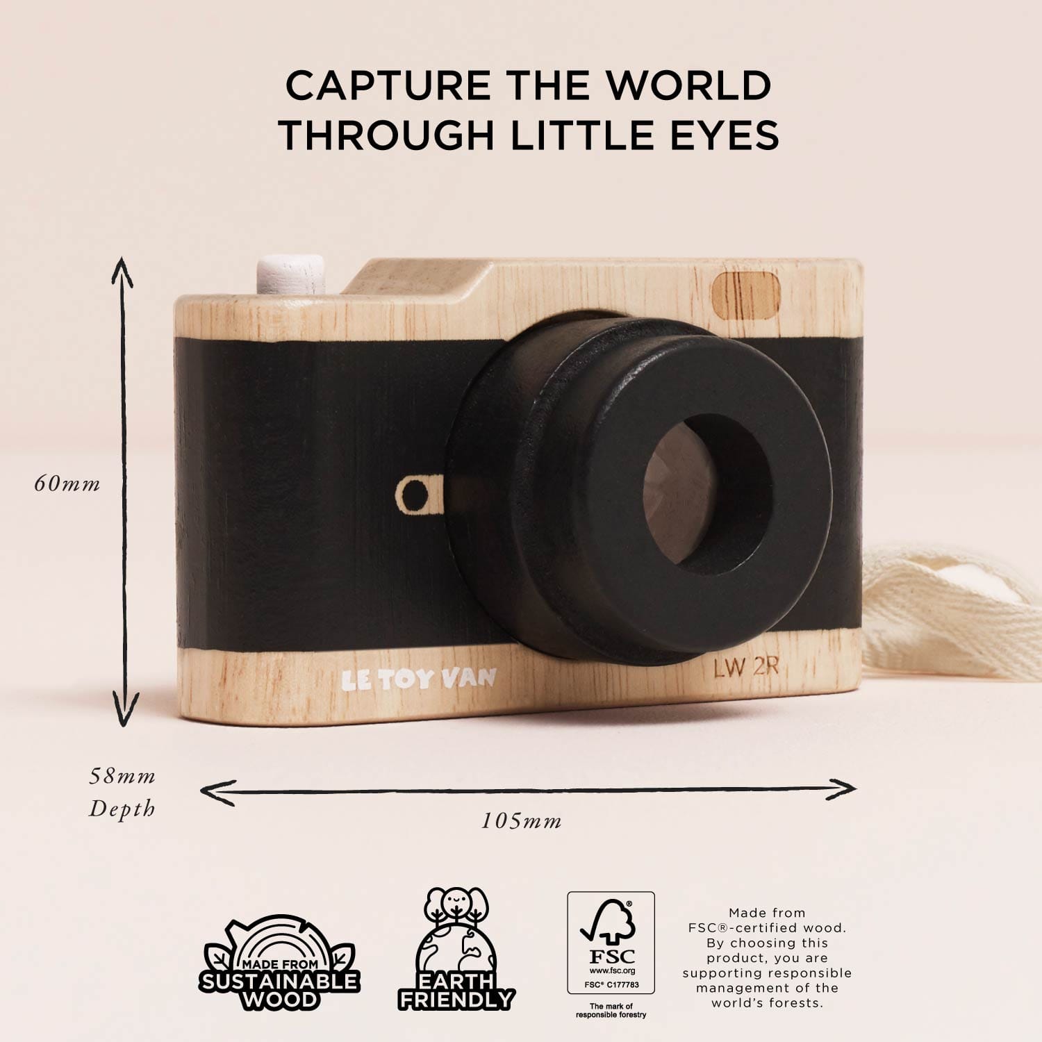 Wooden Retro Camera Le Toy Van Lil Tulips