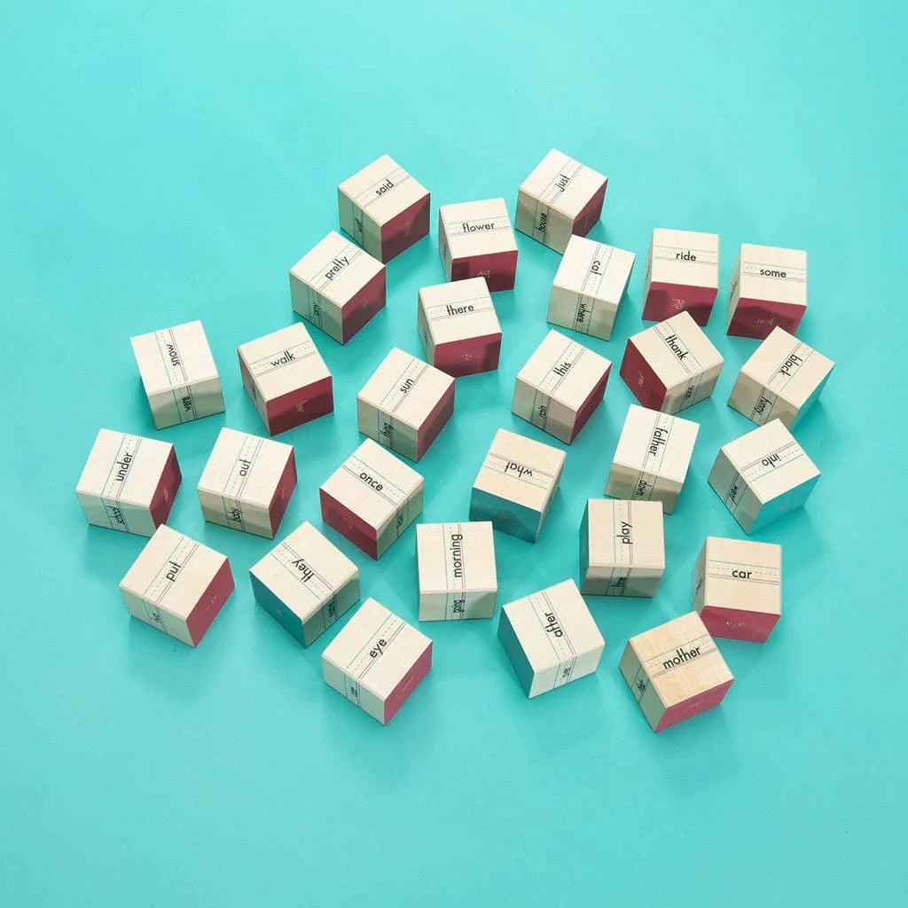 Wooden Sight Word Blocks Uncle Goose Lil Tulips