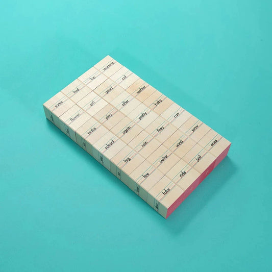 Wooden Sight Word Blocks Uncle Goose Lil Tulips