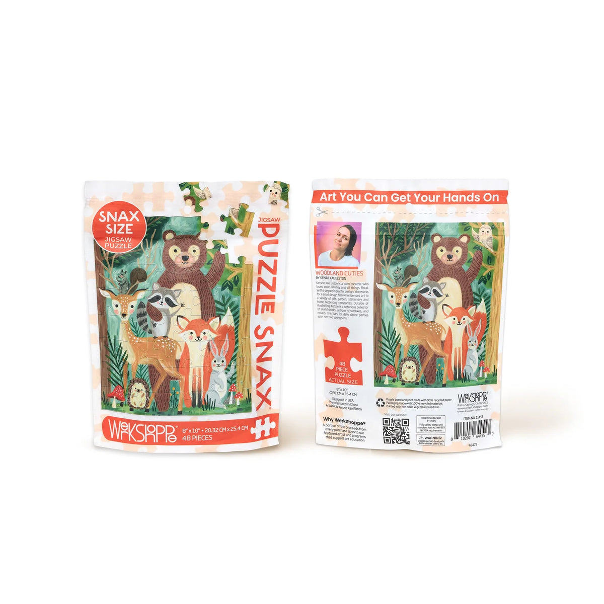 Woodland Cuties 48 Piece Kids Puzzle WerkShoppe Lil Tulips
