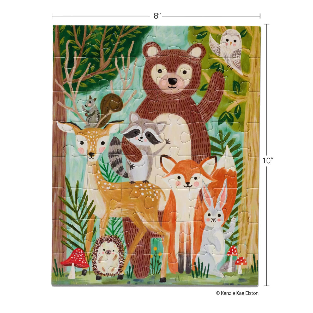 Woodland Cuties 48 Piece Kids Puzzle WerkShoppe Lil Tulips