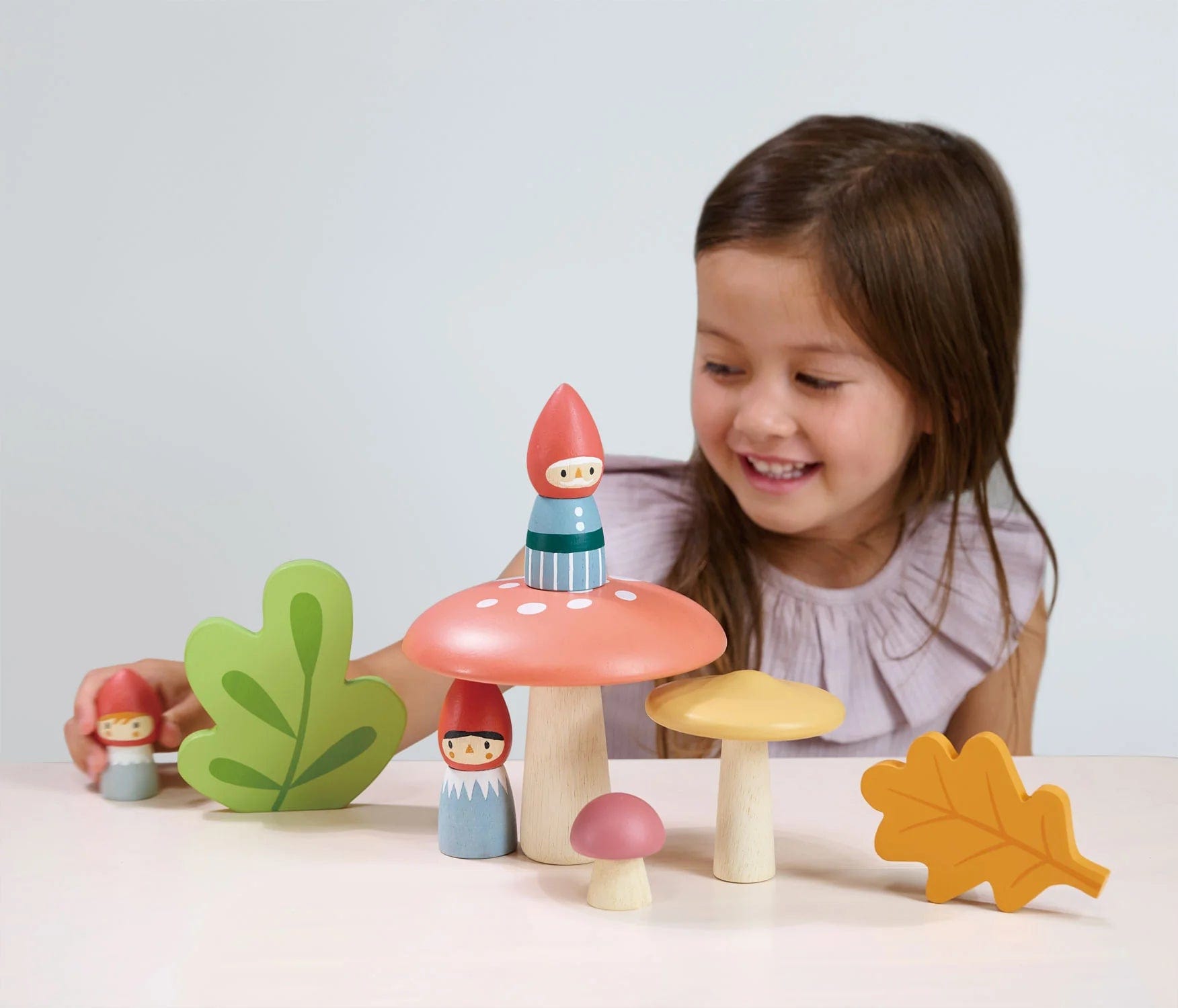 Woodland Gnome Family Tender Leaf Lil Tulips