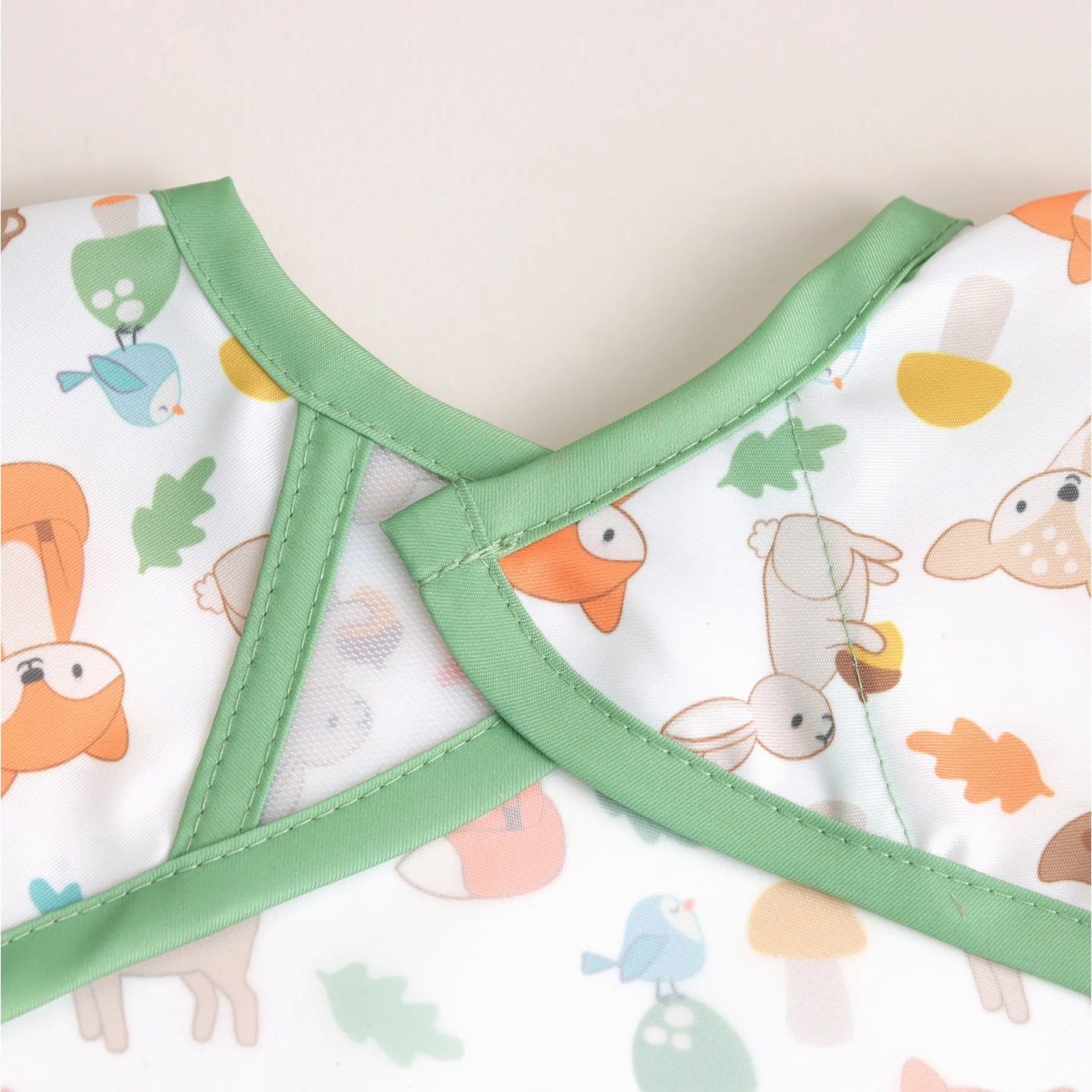 Woodland Itzy Everywhere Bib™ - Long Sleeve Water-Resistant Bib Itzy Ritzy Lil Tulips
