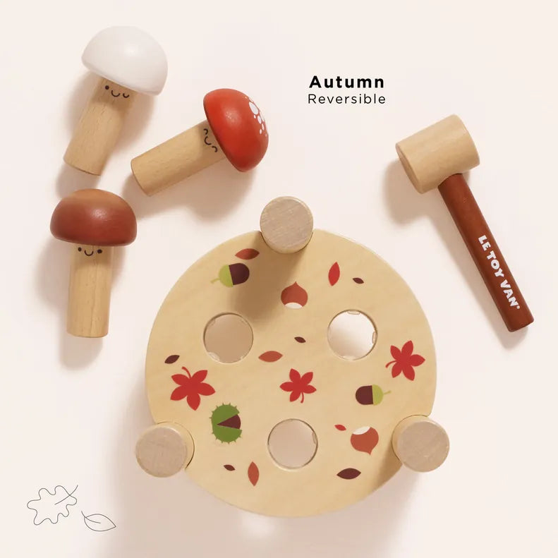 Woodland Mushroom Hammer Game Le Toy Van Lil Tulips