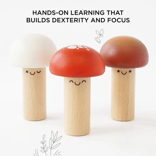 Woodland Mushroom Hammer Game Le Toy Van Lil Tulips