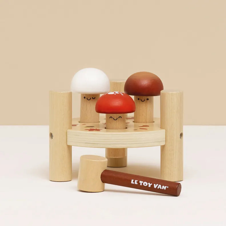 Woodland Mushroom Hammer Game Le Toy Van Lil Tulips