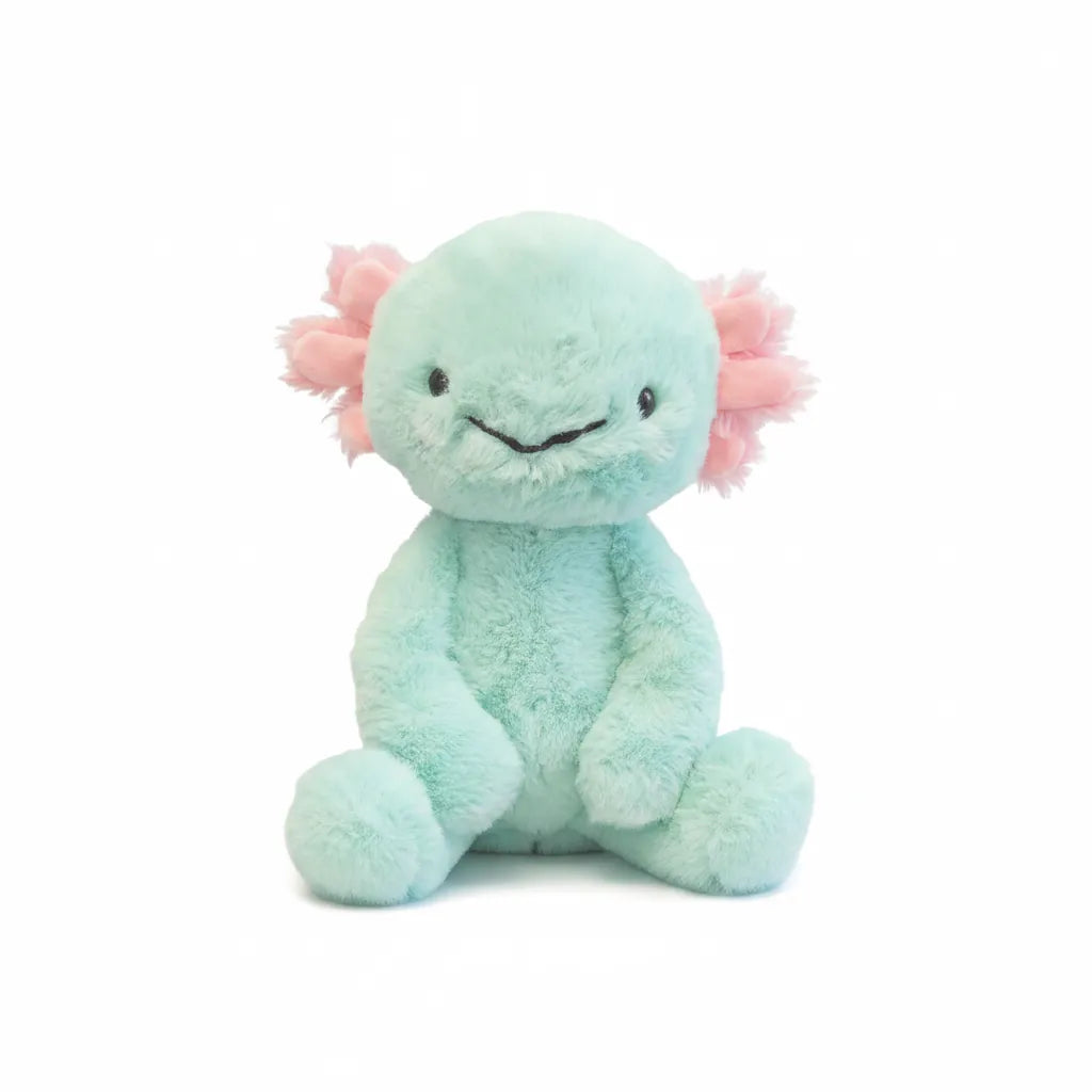 World's Softest Lushee 16 Inch - Aqua Axolotl Plush Toy Beverly Hills Teddy Bear Company Lil Tulips