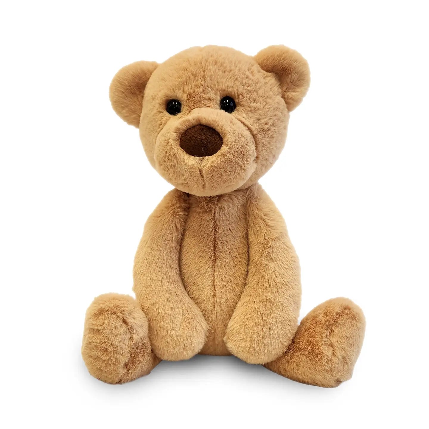 World's Softest Lushee 16 Inch - Brady Tan Bear Plush Toy Beverly Hills Teddy Bear Company Lil Tulips