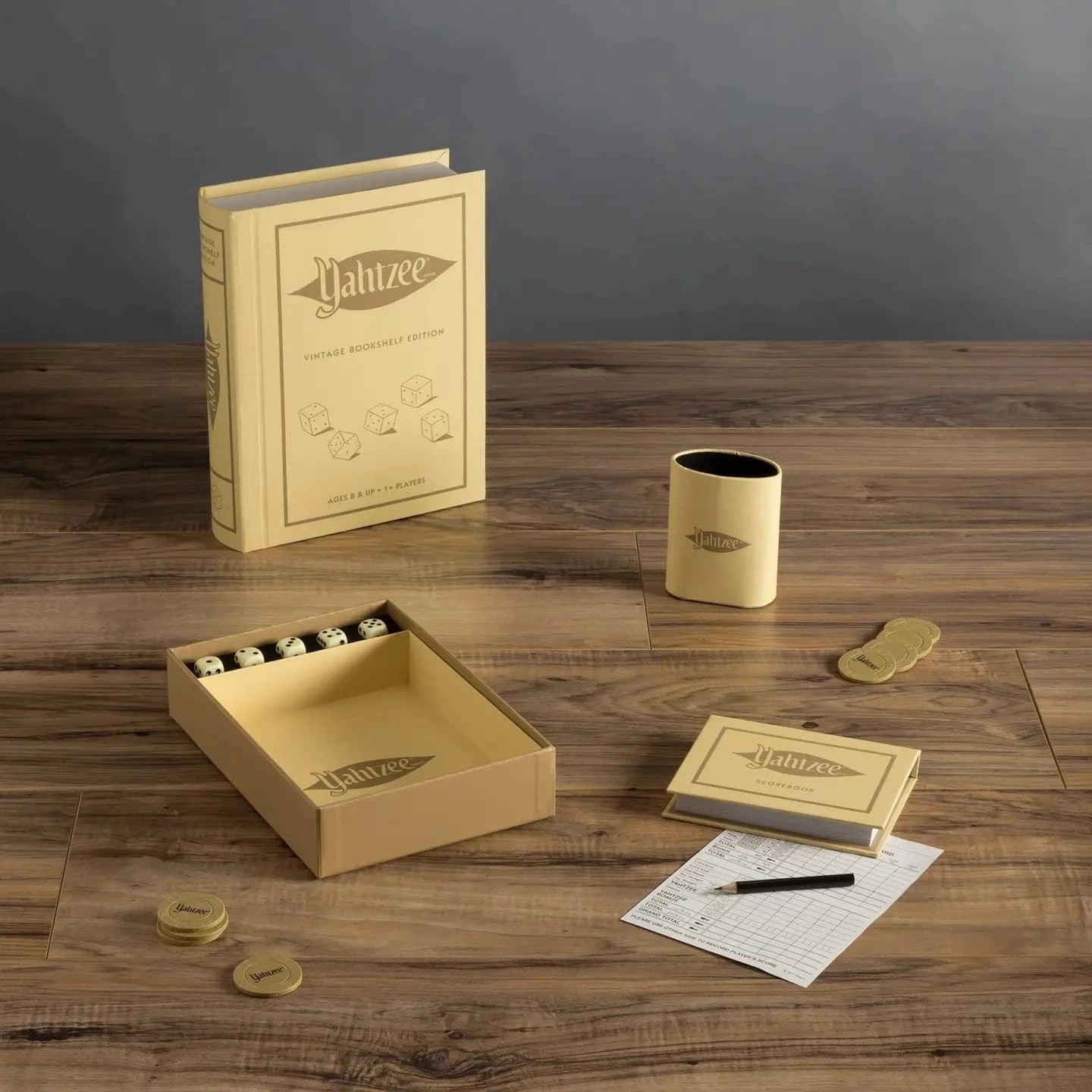 Yahtzee Vintage Bookshelf Edition WS Game Company Lil Tulips