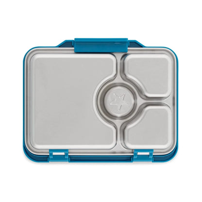 Yumbox Prêt – Leakproof Stainless Steel Bento - Blue Glitter Yumbox Lil Tulips