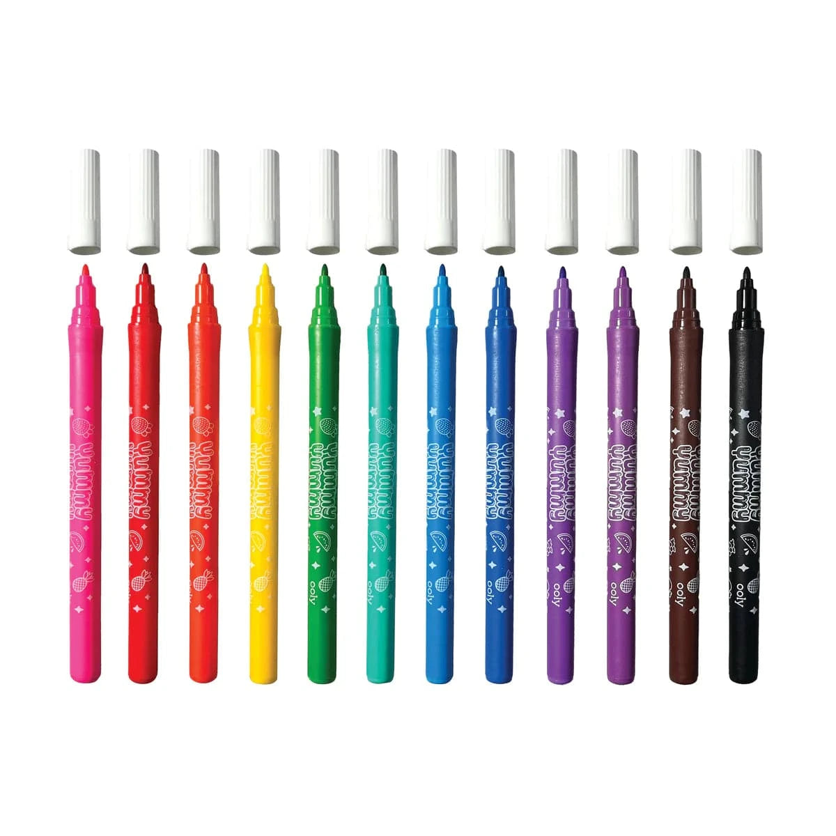 Yummy Yummy Scented Markers - Set of 12 OOLY Lil Tulips