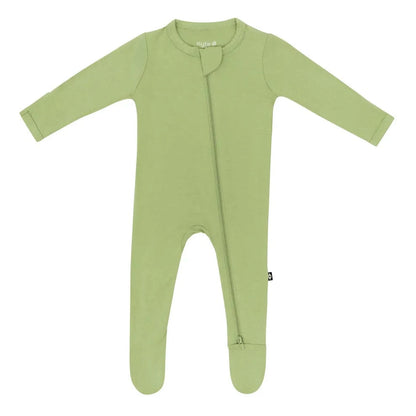 Zippered Footie in Honu Kyte Baby Lil Tulips