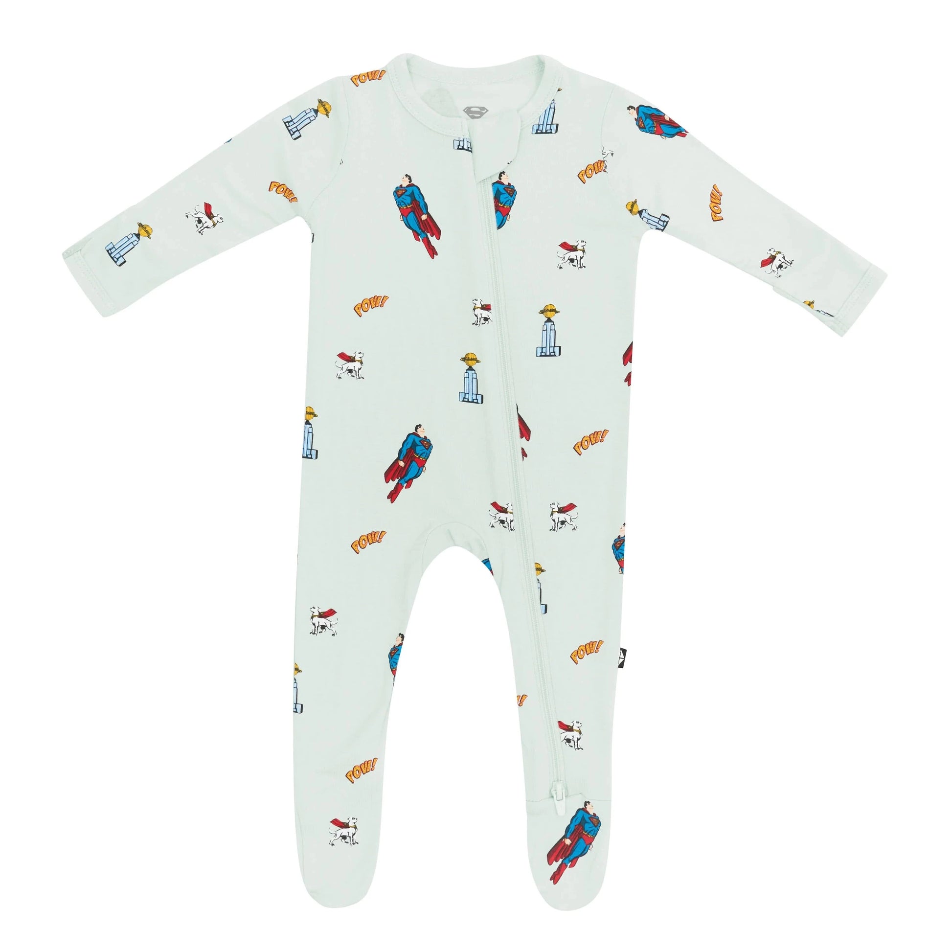 Zippered Footie in Superman™ Kyte Baby Lil Tulips