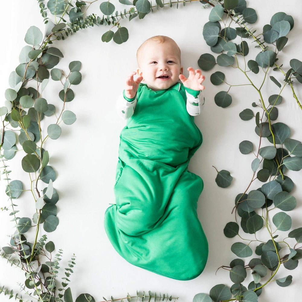 1.0 Sleep Bag in Fern Kyte Baby Lil Tulips