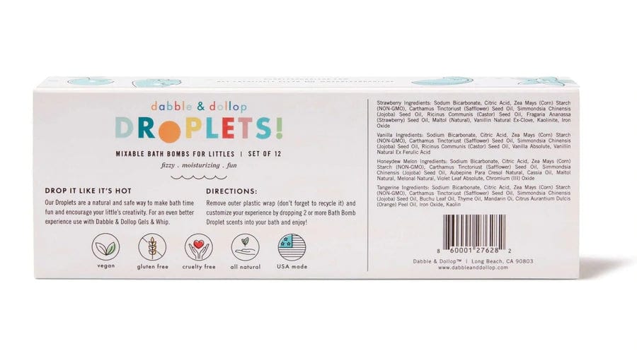 100% Natural Bath Bombs - Originals Dabble & Dollop Lil Tulips