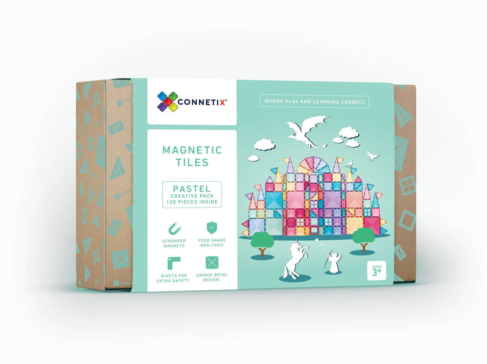 120 Piece Pastel Creative Pack Connetix Lil Tulips