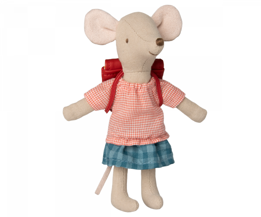 Clothes and Bag for Big Sister Mouse - Red