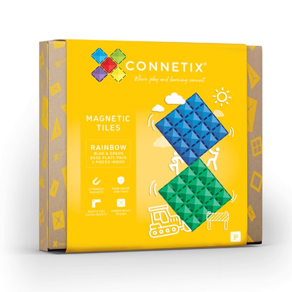 2 Piece Base Plate Pack Connetix Lil Tulips