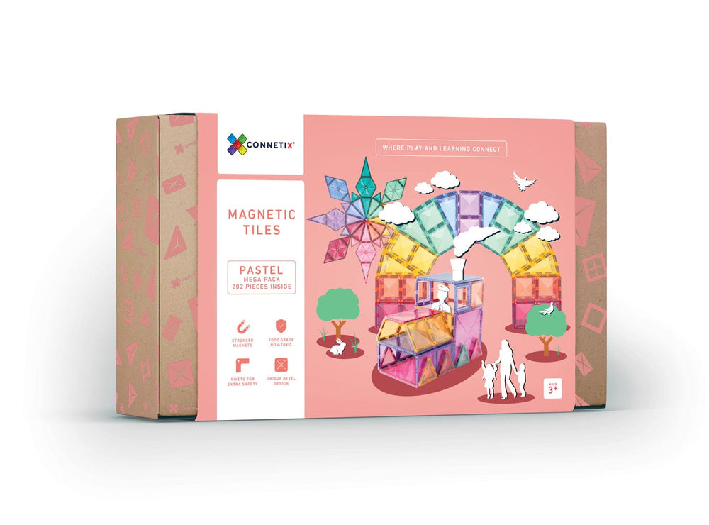 202 Piece Pastel Mega Pack Connetix Lil Tulips