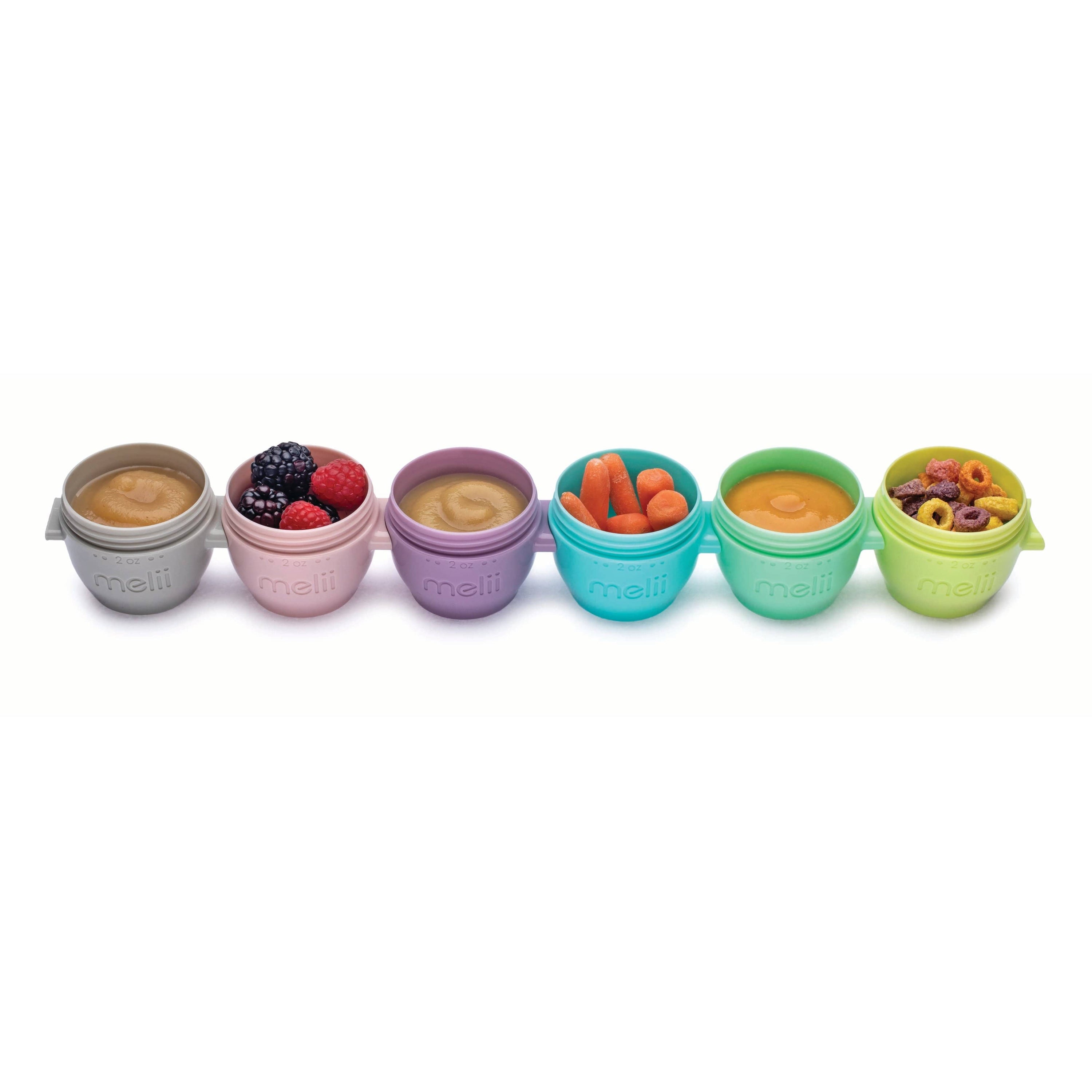 Melii melii Snap & go Baby Food Storage containers with lids