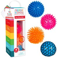 4 Stress Relief Balls Sense & Grow Lil Tulips