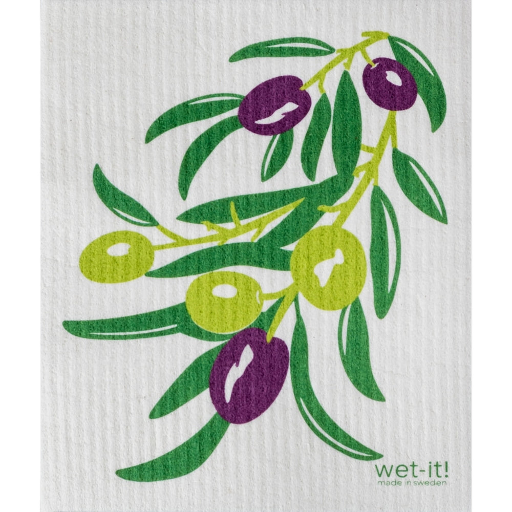 Olive Branch Swedish Cloth